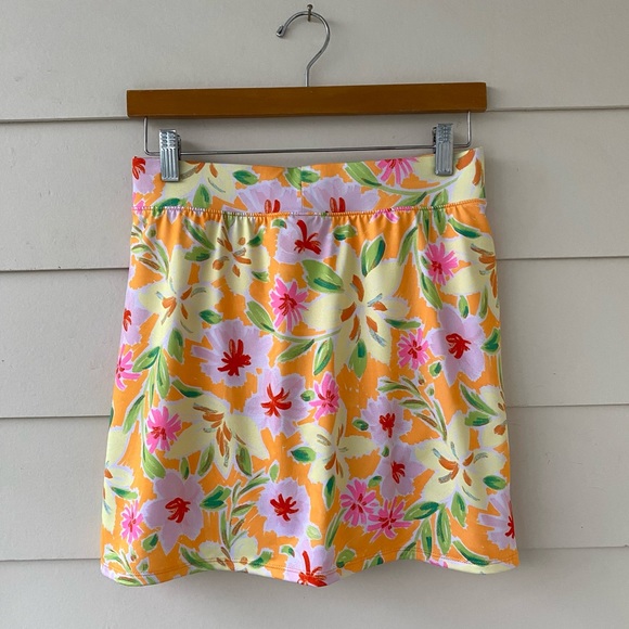 CROWN & IVY • Tropical Floral Print Athletic Skort Size XS - Picture 5 of 14